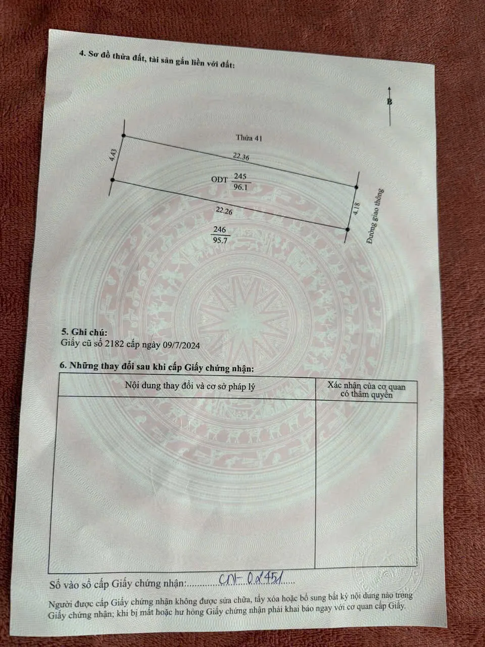 LÔ ĐẤT - MẶT PHỐ TRẦN KHÁT CHÂN - TPHD - ảnh 2